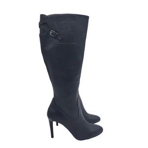 Lauren Ralph Lauren helina leather knee high boots black. (New)